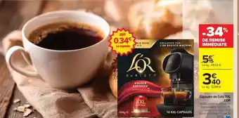 Carrefour Drive Capsules de café offre