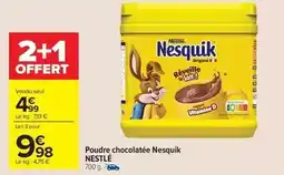 Carrefour Drive Nestlé - poudre chocolatée nesquik offre