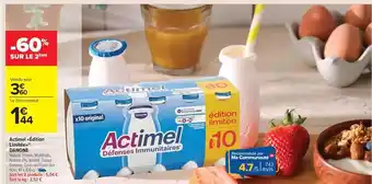 Carrefour Drive Actimel - adidas defense offre