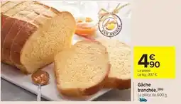 Carrefour Drive Gâche tranchée offre