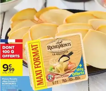 Carrefour Drive Richesmonts - plateau rotielle aiwa format offre