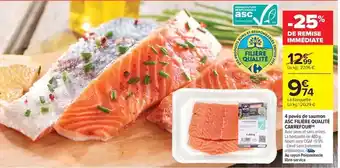 Carrefour Drive Carrefour - 4 parette de saumon offre