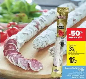 Elpozo - saucisse sèche fueton