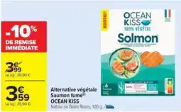 Carrefour Drive Alternative végétale saumon fumé offre