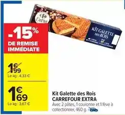 Carrefour Drive Carrefour - kit galette des rois offre