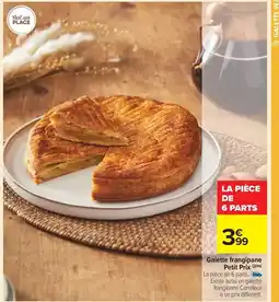 Carrefour Drive Carrefour - galette frangipane offre