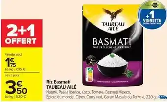 Carrefour Drive Taureau ailé - riz basmati offre