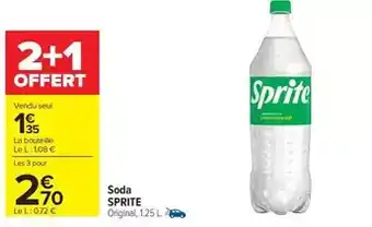 Carrefour Drive Sprite - soda offre