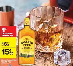 Carrefour Drive William peel - blended scotch whisky offre