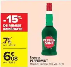 Carrefour Drive Liqueur offre