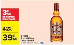 Carrefour Drive Chivas regal - blended scotch whisky offre