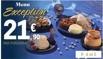 E.Leclerc Menu exception offre