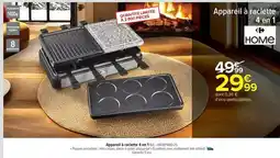 Carrefour Drive Appareil à raclette en 1 offre