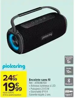 Carrefour Drive Enceinte sans fil offre