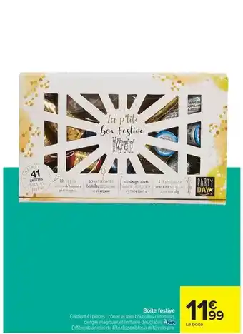 Carrefour Drive Joyeux - boîte festive offre