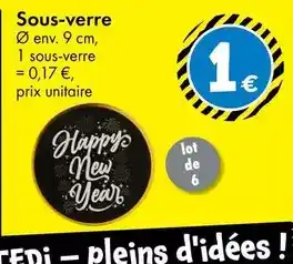 TEDi Sous-verre offre