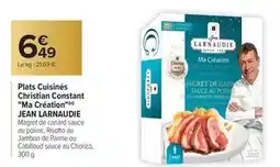Carrefour Jean larnaudie - plats cuisinés christian constant ma création offre