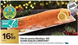 Carrefour Carrefour - filet de saumon atlantique asc filiere qualite offre