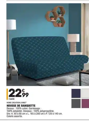 ALDI Home Creation Living Housse De Banquette offre