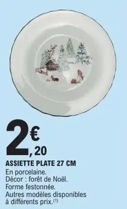 E.Leclerc Assiette plate offre