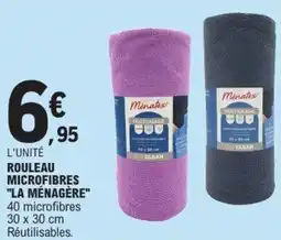 E.Leclerc Rouleau microfibres la ménagère offre