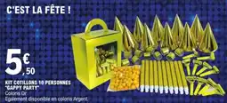 E.Leclerc Kit cotillons 10 personnes gappy party offre
