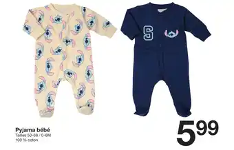 Zeeman STITCH Pyjama bébé offre