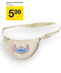 Zeeman STITCH Sac porté croisé femme offre
