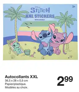 Zeeman STITCH Autocollants XXL offre