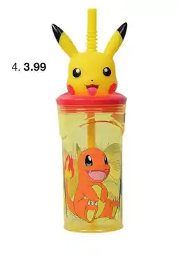 Zeeman POKÉMON Gobelet avec paille offre
