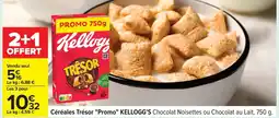 Carrefour KELLOGG'S Céréales Trésor "Promo" offre