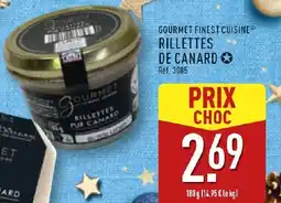 ALDI GOURMET FINEST CUISINE Rillettes de canard offre