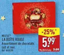 ALDI NESTLÉ La boîte rouge offre