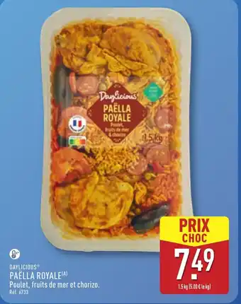 ALDI DAYLICIOUS Paëlla royale offre