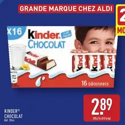 ALDI KINDER Chocolat offre