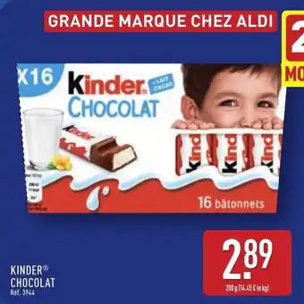 ALDI KINDER Chocolat offre
