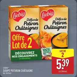 ALDI LIEBIG Soupe potiron châtaigne offre