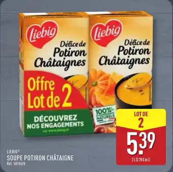 ALDI LIEBIG Soupe potiron châtaigne offre
