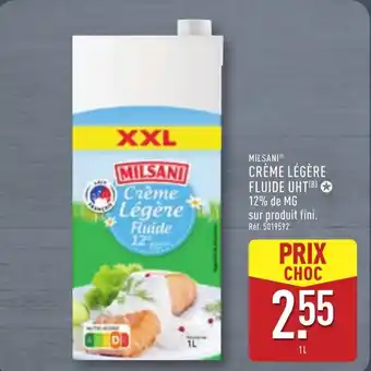 ALDI MILSANI Crème légère fluide uht offre