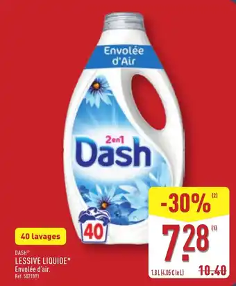 ALDI DASH Lessive liquide offre