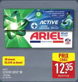 ALDI ARIEL Lessive dose offre