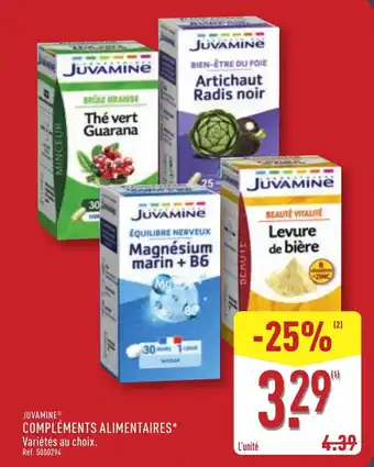 ALDI JUVAMINE Compléments alimentaires offre
