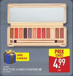 ALDI LACURA Palette de 12 fards à paupières offre