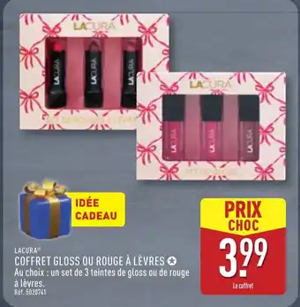 ALDI LACURA Coffret gloss ou rouge à lèvres offre