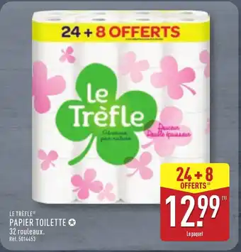 ALDI LE TRÈFLE Papier toilette offre