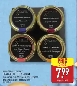 ALDI GOURMET FINEST CUISINE Plateau de terrines offre