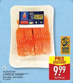 ALDI GOLDEN SEAFOOD 4 pavés de saumon offre