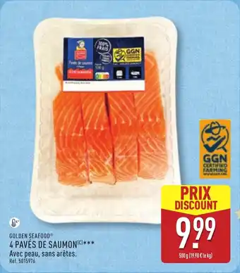 ALDI GOLDEN SEAFOOD 4 pavés de saumon offre