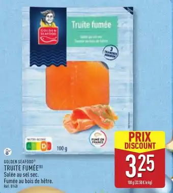 ALDI GOLDEN SEAFOOD Truite fumée offre