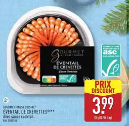 ALDI GOURMET FINEST CUISINE Éventail de crevettes offre